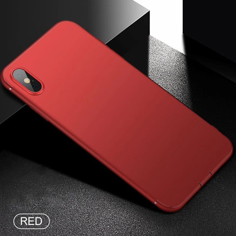 Роскошный Матовый Мягкий силиконовый чехол для iPhone XS Max XR iPhone 6 S 6 S 6Plus 6splus iPhone 7 8 7Plus 8Plus iPhone 5 5S