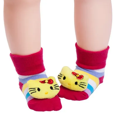 Baby Boys Girl Animal Socks children's Foot Anti-slip Infant Toddler Girls Thickening warm For 0-18 Months | Детская одежда и