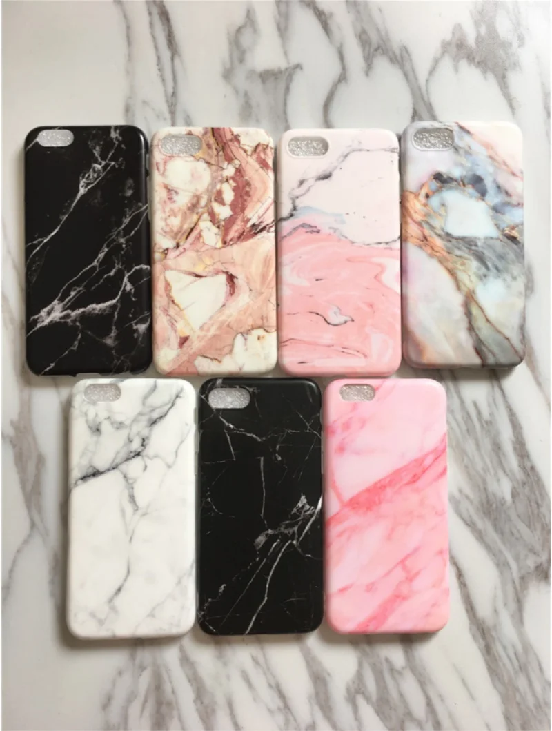 Гелевый Чехол с мраморным камнем для Apple iPhone 7 6s 6 8 Plus 5 5S SE X мягкий ТПУ чехол