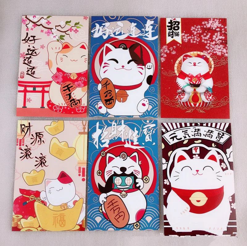 30 листов/Набор Lucky Cat стильная открытка/поздравительная открытка/подарки на Рождество и год