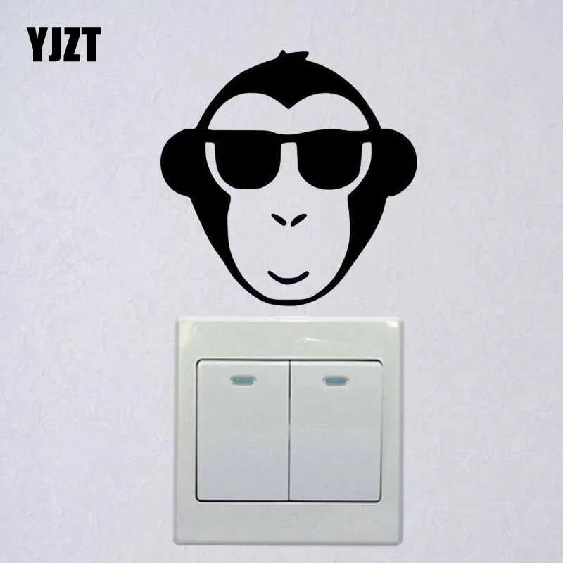 

YJZT Cool Cartoon Animal Wall Switch Sticker Vinyl Decal Living Room Decor Art Fashion 17SS-0550