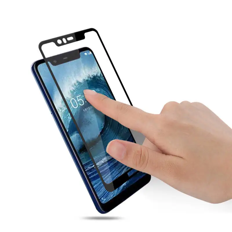 2.5D 9H Премиум Закаленное стекло для Nokia 5 1 Plus полное покрытие экрана Защитная