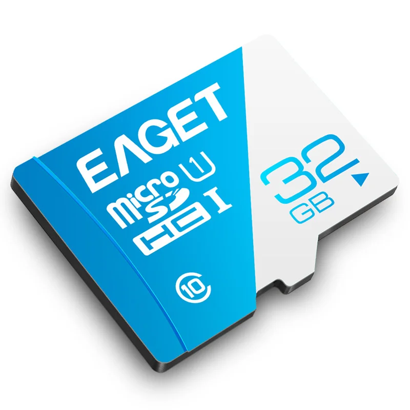 Карта памяти EAGET T1 Micro SD 64 ГБ 32 16 128 TF карта класс 10 UHS-I 80 МБ/с./с | Компьютеры и офис