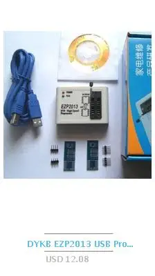 DYKB Minipro TL866II USB программатор 25 разъем адаптера SOP8 Зажим IC зажим биос Flash EPROM для IC тестер программного обеспечения серийный 74/54