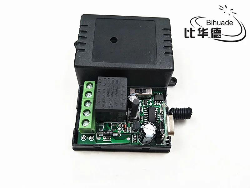 433Mhz Universal Wireless Remote Control Switch DC12V 10A 1CH relay Receiver Module and 2pcs Transmitter Controls | Электроника