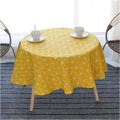 table cloths 2 Европейская скатерть в полоску, в горошек, хлопок и лен, крышка стола прямоугольная, элегантная, для дома, вечерние, свадебные украшения, скатерть - Цвет: table cloths 2