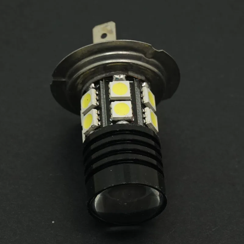 CQD Light 2 шт. Супер Яркий H7 LED автомобиль 12 Вт Высокая мощность Foglights 5050 проектор SMD