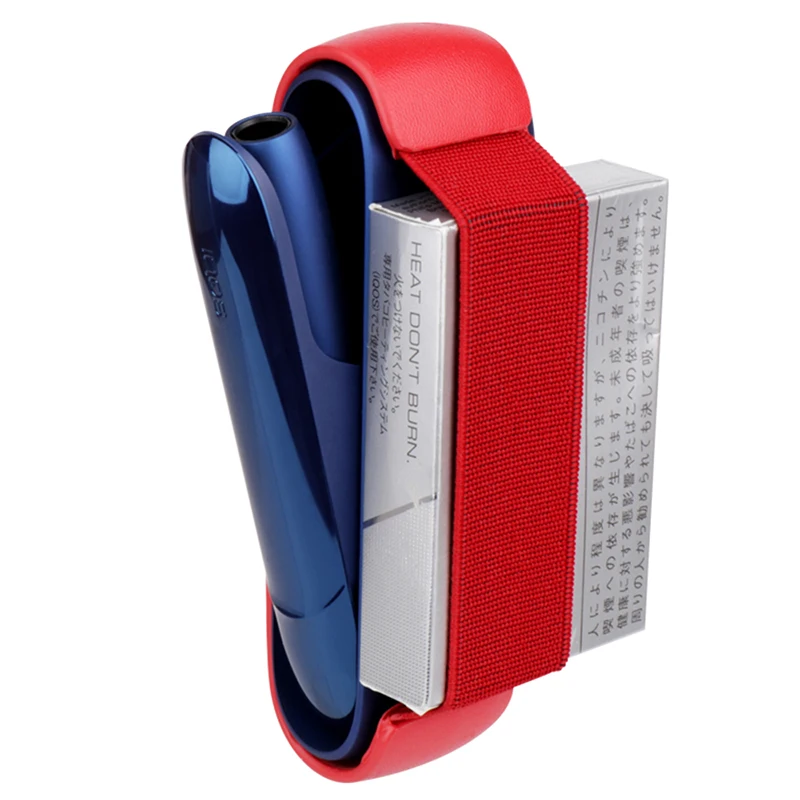 Новый чехол однотонного цвета для использования с IQOS 3.0 аксессуарами для вейпа. Чехол из искусственной кожи для хранения и защиты. Портативный чехол. Быстрая отправка.