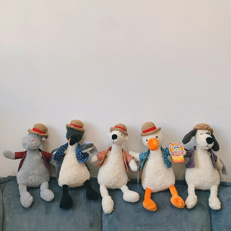 Cute Funny Appease Duck Stuffed Animal Plush Doll Kawaii Dolls Cartoon Soft Kids Toys High Quality | Игрушки и хобби