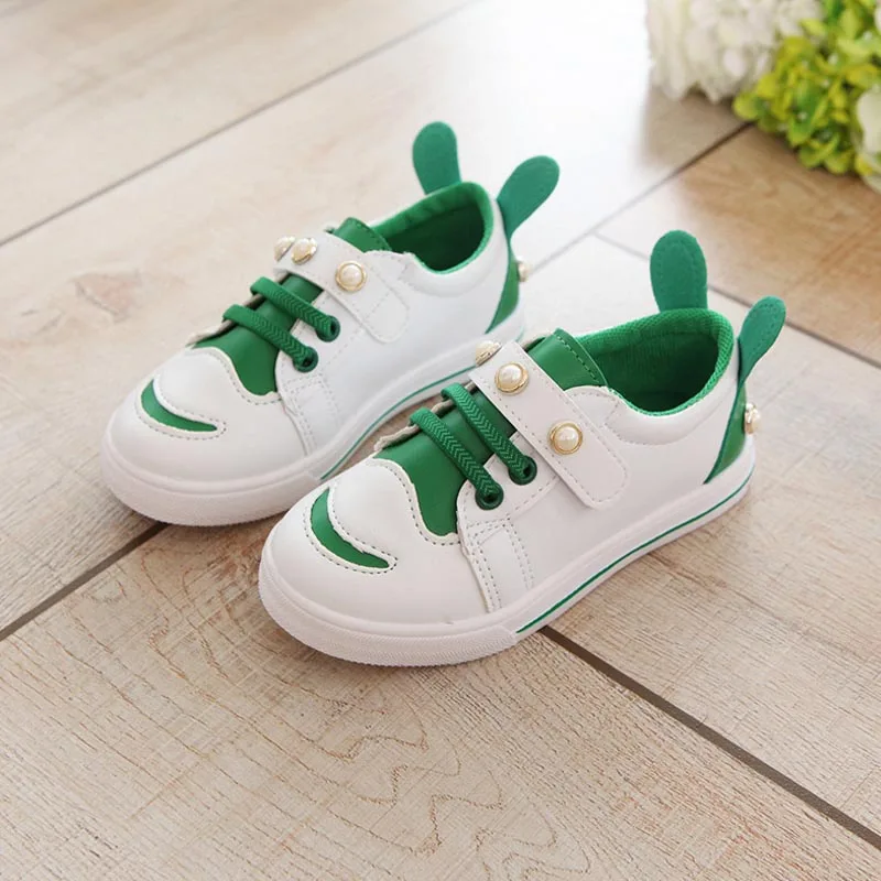 2018 New Spring Children Sneakers High Quality Kids Casual Sport Running Shoes Boys Girls Breathable Cute Pearl Leather | Детская одежда