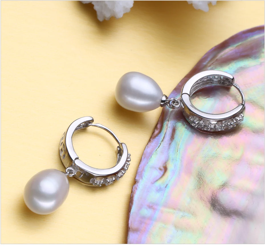 Серьги-гвоздики FENASY из стерлингового серебра 925 пробы, аксессуары в богемном стиле, Свадебные обручальные ювелирные изделия, вечерние серьги для женщин, любовь
