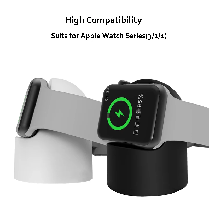 

BBSW Universal Wireless Charging Dock Holder Cradle Charger For Apple Watch 3 / 2 / 1 Portable Holder Charger For Watch 38& 42mm