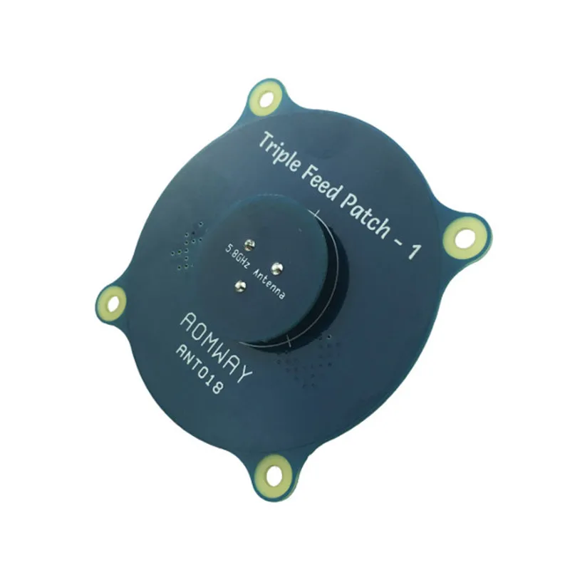 Aomway ANT018 патч с тройной подачей 1 5 8G 8dBi RHCP/LHCP FPV пагода антенна SMA/RP SMA Male для