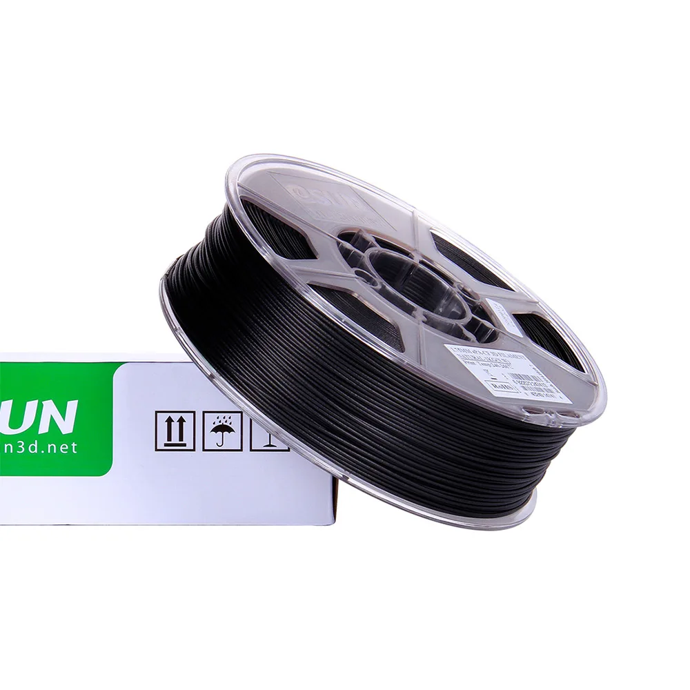 ESUN ePA-CF 1,75 мм углеродное волокно заполненная нить 1 кг(2.2lb) Катушка расходные материалы заправки для 3D принтеров натуральный