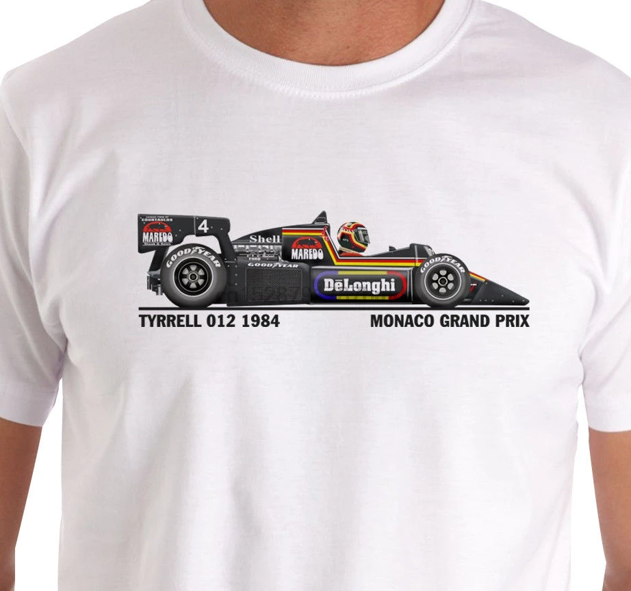 2019 горячая Распродажа 100% Raceart Tyrrell 012 1984 Grand Prix Car (Bellof) футболка Летняя
