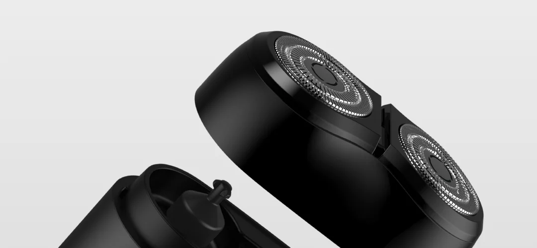 Оригинальная электрическая бритва Xiaomi, вращающаяся двойная головка для мытья всего тела, тип-c зарядка, бесшумный двигатель, двойная безопасная защита