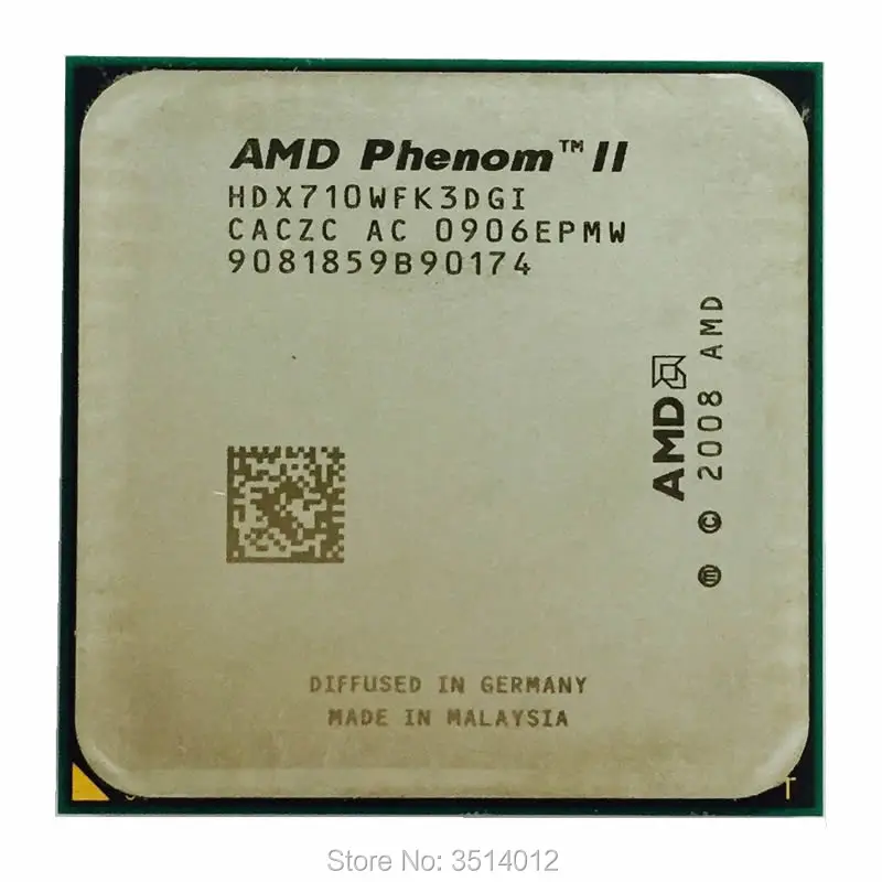 Процессор AMD Phenom II X3 710 2 6 ГГц трехъядерный процессор разъем AM3 HDX710WFK3DGI|socket am3|x3 710amd