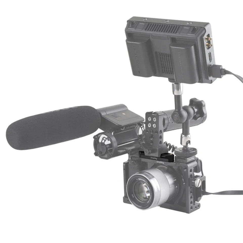 SmallRig быстросъемная безопасная НАТО рельса длиной 70 мм с фотоэлементами для RED