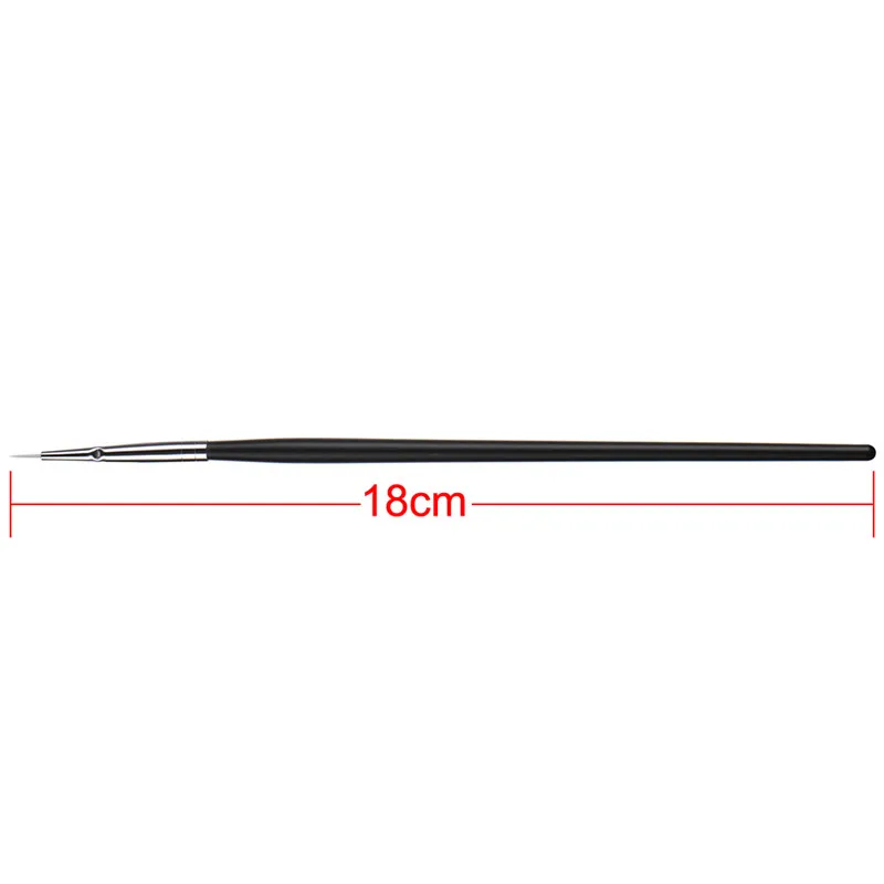 

High Quality 1PC Professional Makeup Liquid Eye Liner Eyeliner Gel Elbowed Brush Cosmetic Make up Eye Brushes Tools