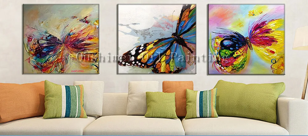 Ручная роспись животных картина маслом для комнаты Настенные картины