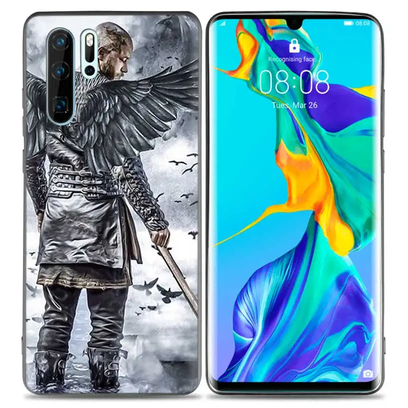 No.3 Роскошный чехол Ragnar Lothbrok Vikings для huawei P30 P20 Pro P10 lite Honor 8X 8A 8C 10 10i 20i P Smart+ Plus Y6 Y7 - Цвет: No.3