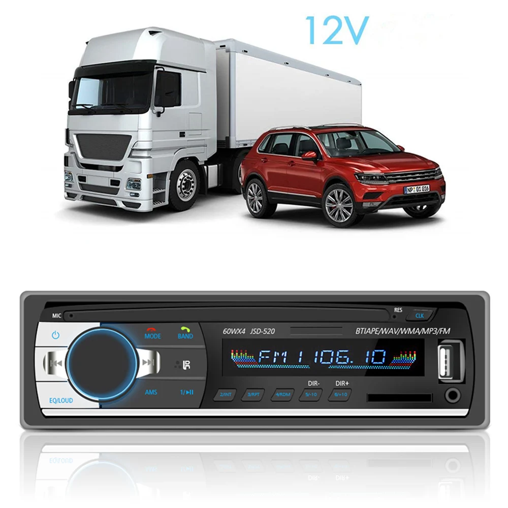 1 шт. Bluetooth стерео сабвуфер авто радио 1.din цифровой fm тюнер dab адаптер для
