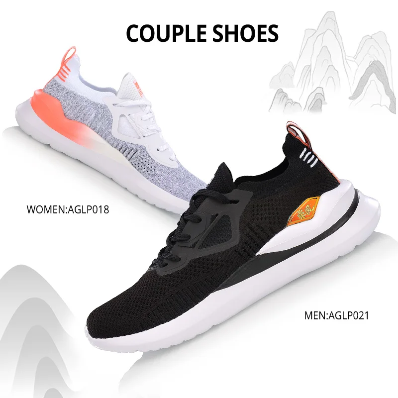 Женские кроссовки с мягкой подкладкой Li Ning спортивные дышащие SAMJ19|Обувь для