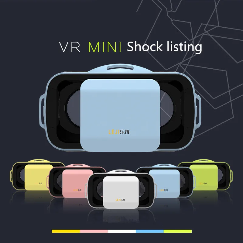 Цветные 3D очки виртуальной реальности VR MINI для 4 5 дюймового смартфона Android ios|mini