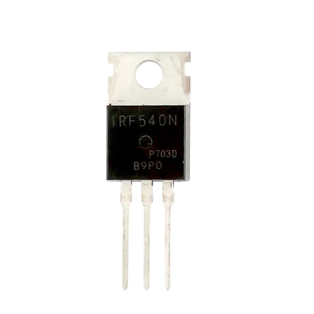 High quality 100 pcs mosfet irf540 IRF540N field effect transistor irf540npbf to-220 | Электронные компоненты и