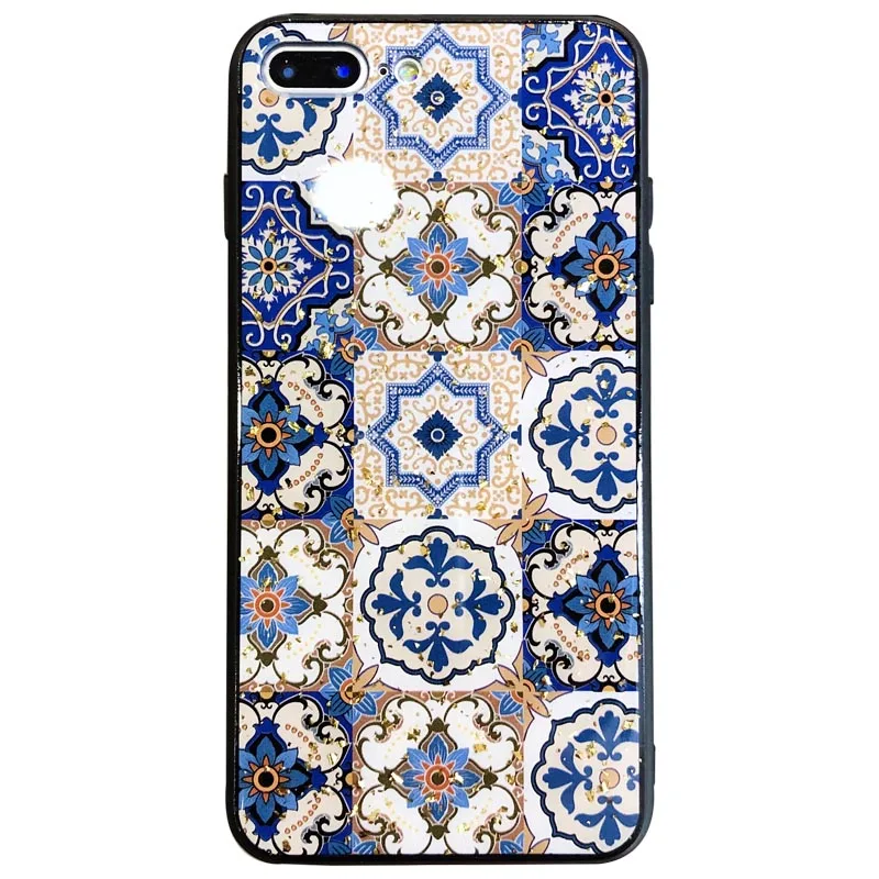 Чехол GlamPhone в этническом стиле чехол из золотой фольги с цветами для iphone11Pro/Max XS Max
