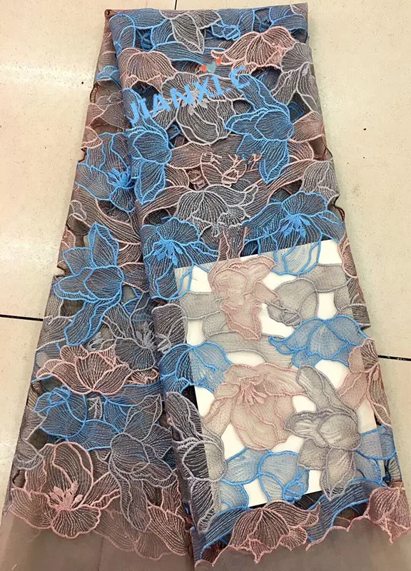 Модная Цветочная нигерийская кружевная ткань для свадебного платья|nigerian lace|nigerian