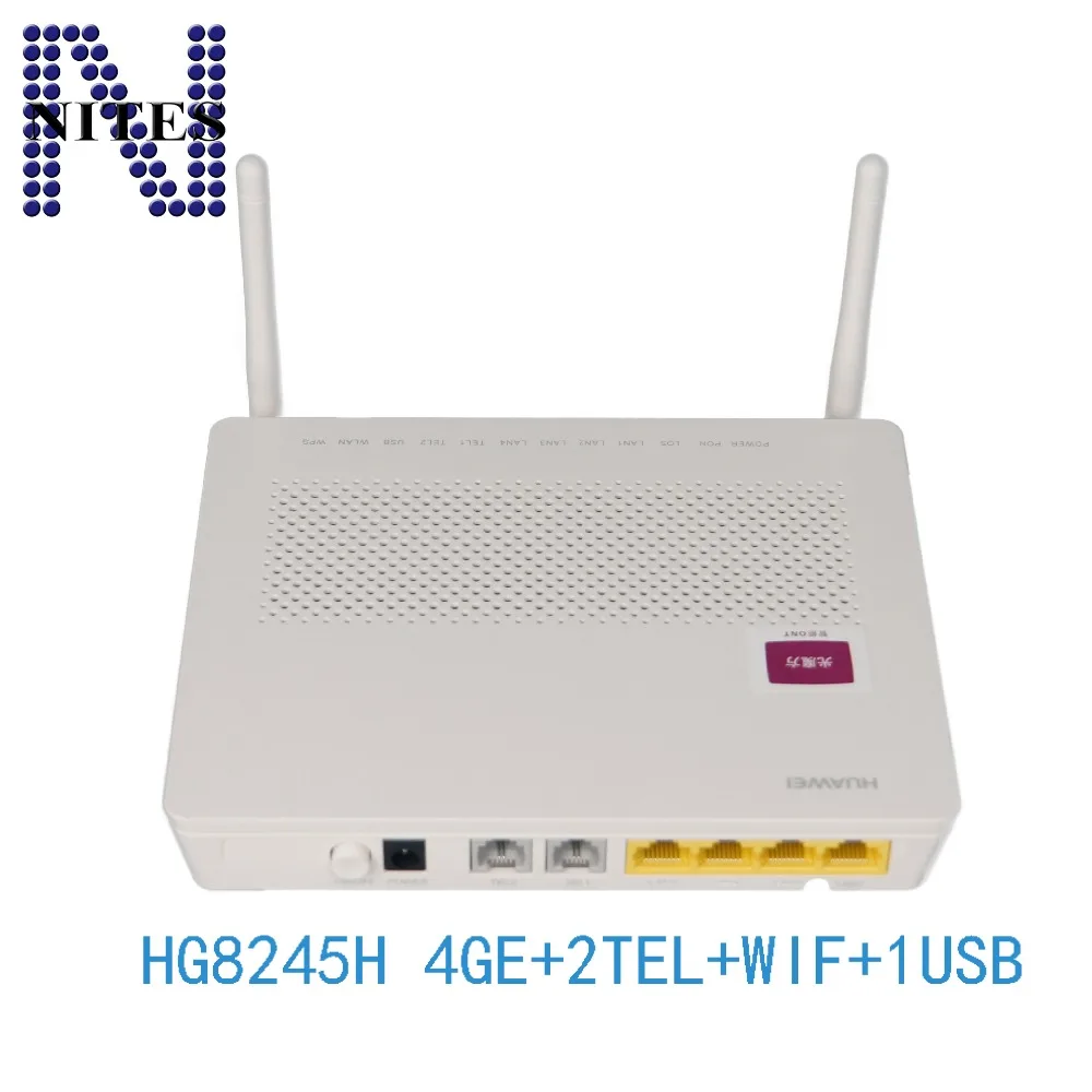 Оригинальный Hua wei GPON ONU HG8245H 4GE + 2TEL WIFI 1USB белый цвет и режим маршрутизатора