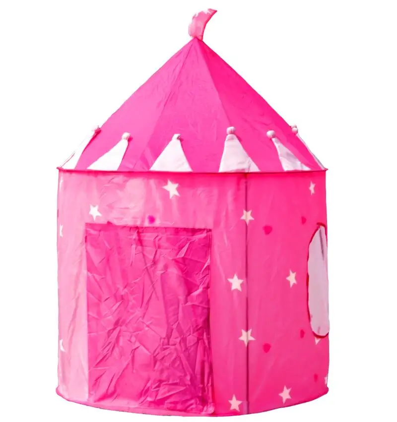 2 цвета, Игровая палатка, портативная складная палатка Tipi Prince, складная палатка для мальчиков, замок, игровой домик, детские подарки, уличные игрушечные палатки