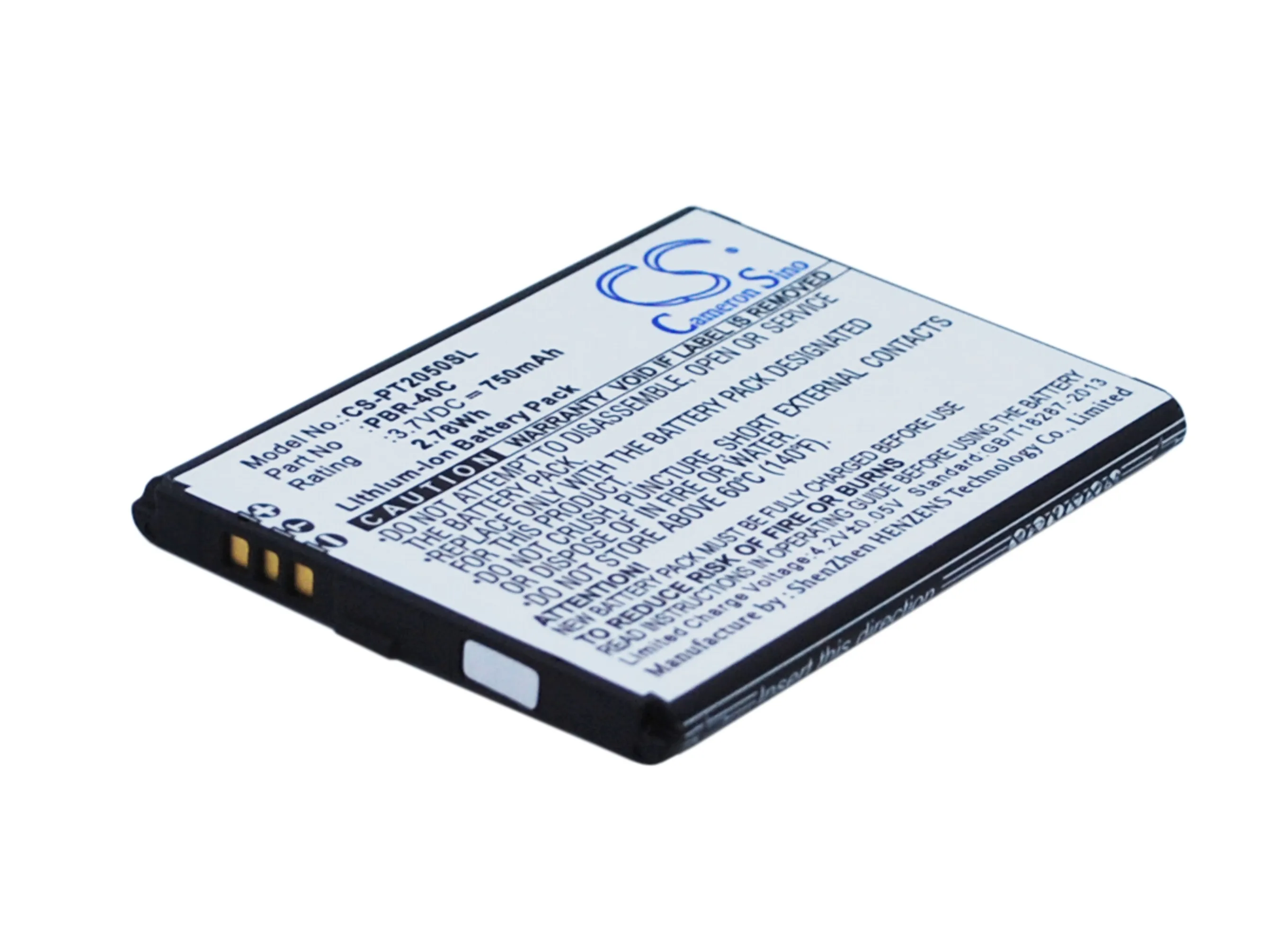 PBR 40C аккумулятора Cameron Sino 750 мАч для Pantech Breeze 4 IV P2050|Аккумуляторы мобильных