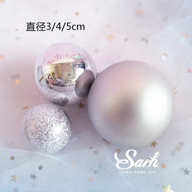Silver ball set Корона принц Верховая езда принц торт Топпер супер плащ десерт украшение для вечеринка для мальчика день рождение день детей милые подарки - Цвет: Silver ball set