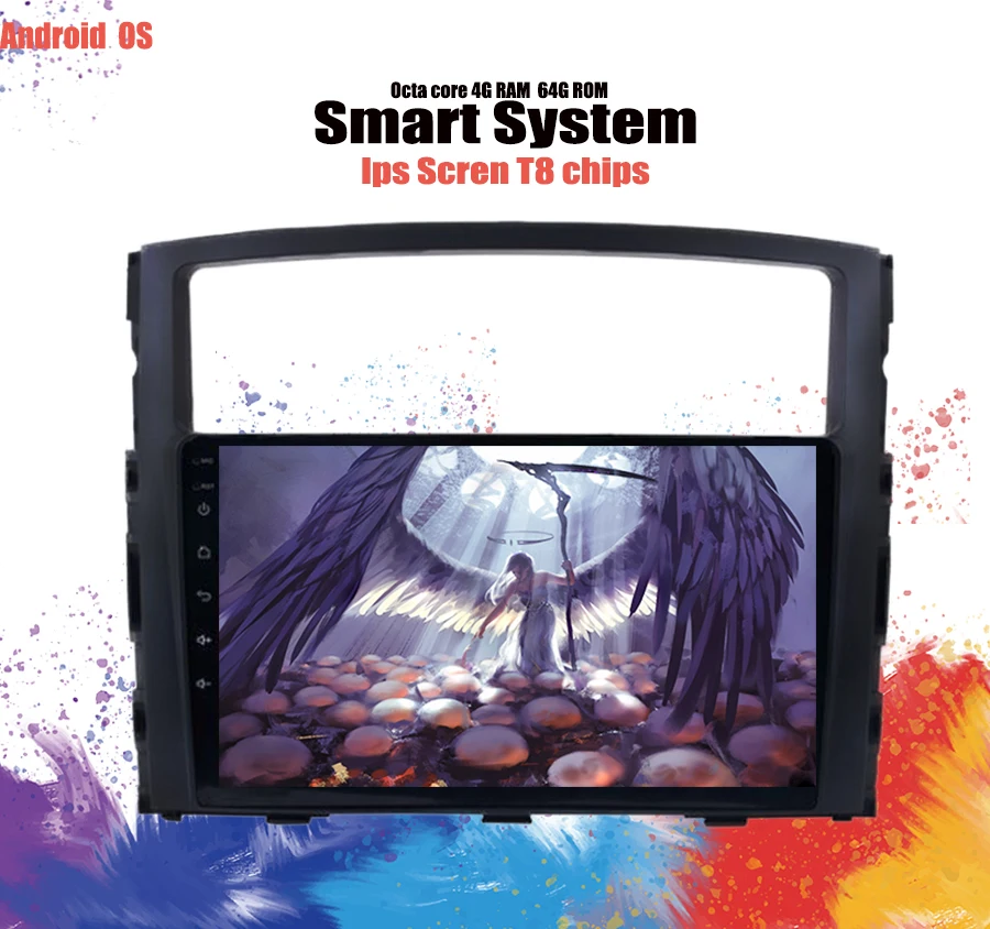 Головное устройство 9 &quotAndroid 10 0 HD 6G/128G Sim LTE Восьмиядерный автомобильный DVD GPS Радио