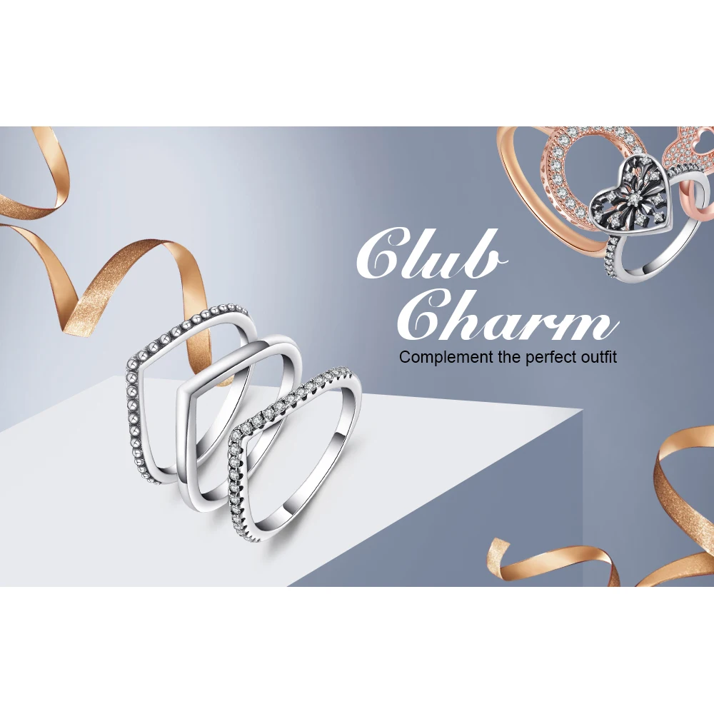 Jewelrypalace кольца из стерлингового серебра 925 кубического циркония кольцо наборы