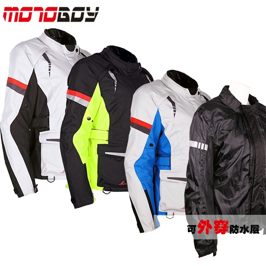 1 комплект MOTOBOY женский мотоцикл гоночный Водонепроницаемый Куртка Cordura текстильные костюмы мотоциклетная куртка и брюки