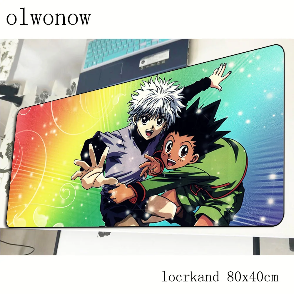 Игровой коврик для мыши HUNTERxHUNTER с HD рисунком 800x400x2 мм крутой эргономичный новый