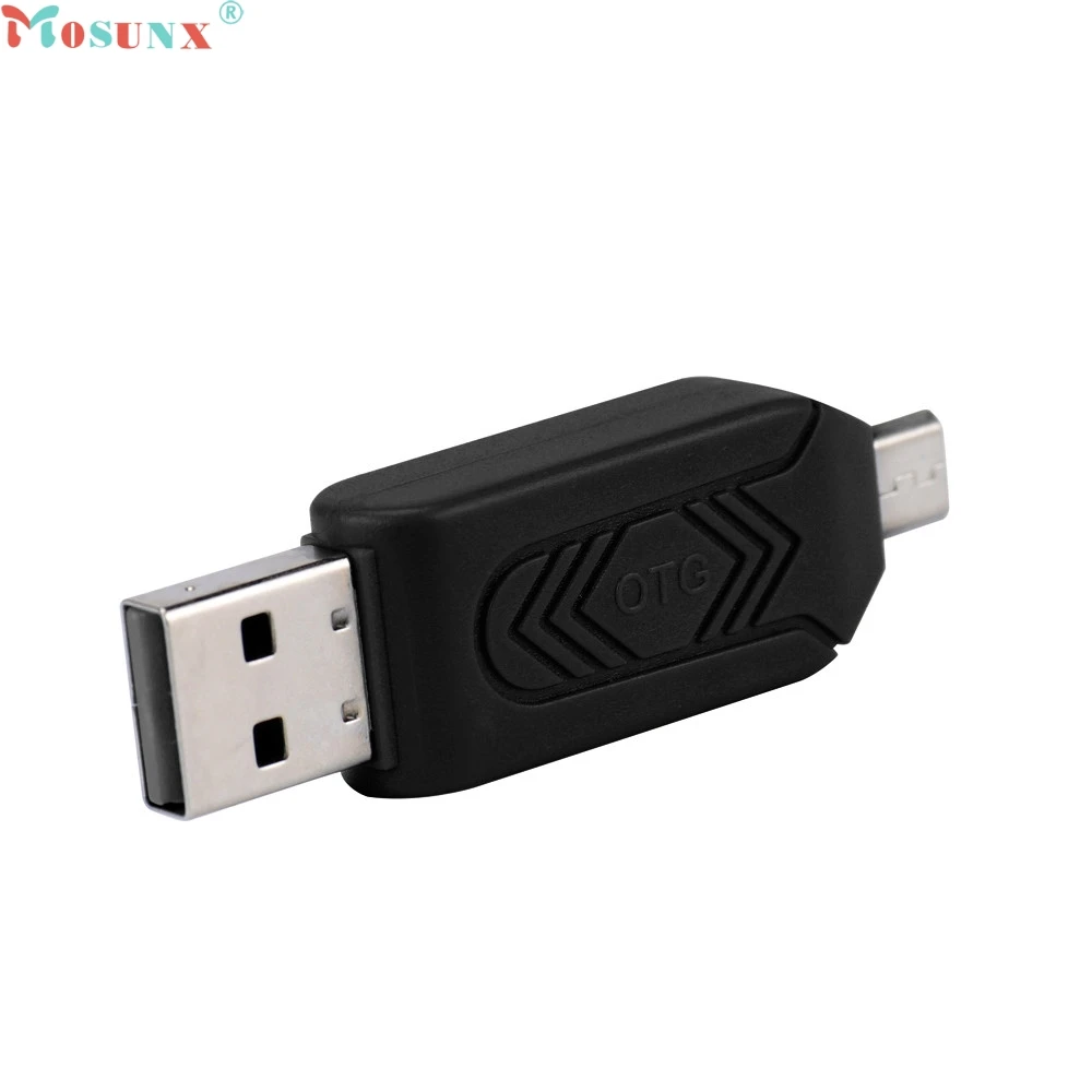 Mosunx Jasmine MINI USB 2 0 + OTG Micro SD/SDXC TF кардридер адаптер U Disk 0223|otg micro sd|tf card reader adaptercard |