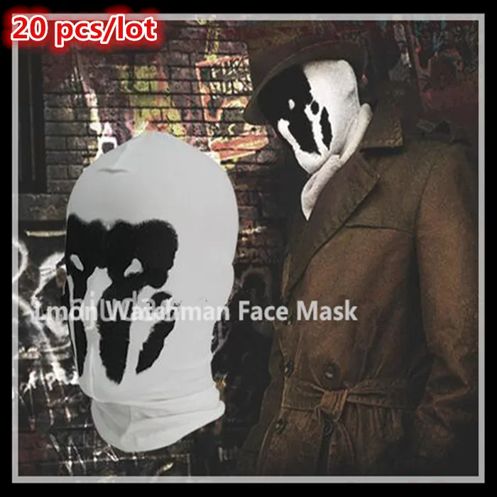 20 шт./лот высокое качество Rorschach маска сторож маски Балаклава шляпы Хэллоуин