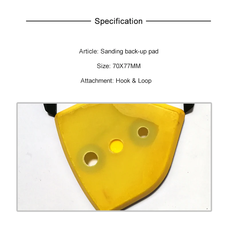 

70x75MM Sanding Pad 2-Hole Sander Backing Pad for Sander Grinding & Polishing