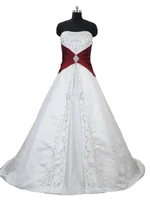 bealegantom 2019 new sexy sweetheart embroidery wedding dresses lace up bridal gowns vestido de novia qa1429