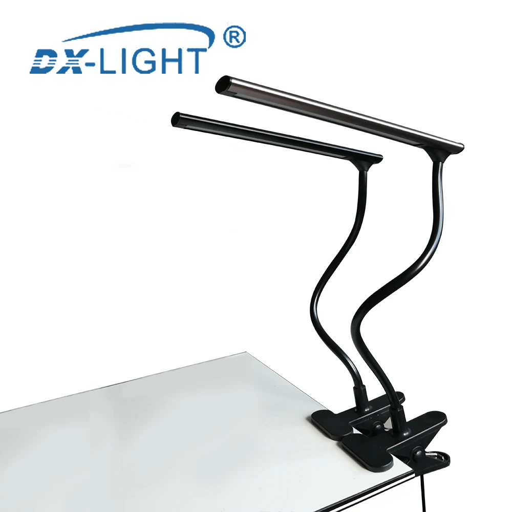 DC 5V USB LED Reading Lamp Book Light Flexible Push Button Switch Nightlight Clip-on Study | Освещение