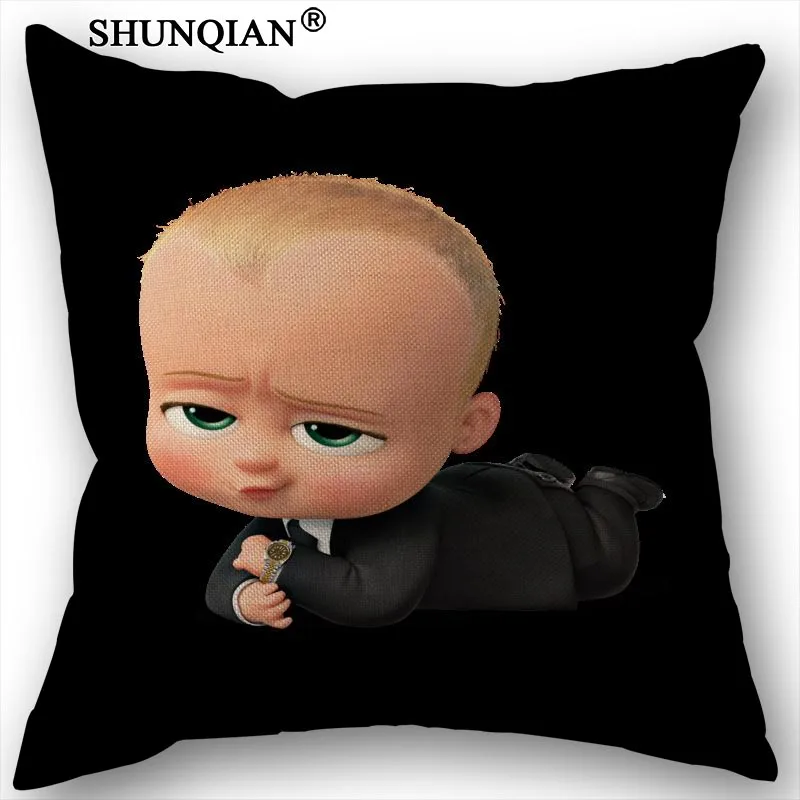 6 Изготовленный На Заказ Boss Baby напечатанная наволочка из парусины размером 45*45 см одной стороны, свадебных платьев, декоративных изделий и наволочка льняное белье Наволочка - Цвет: 6