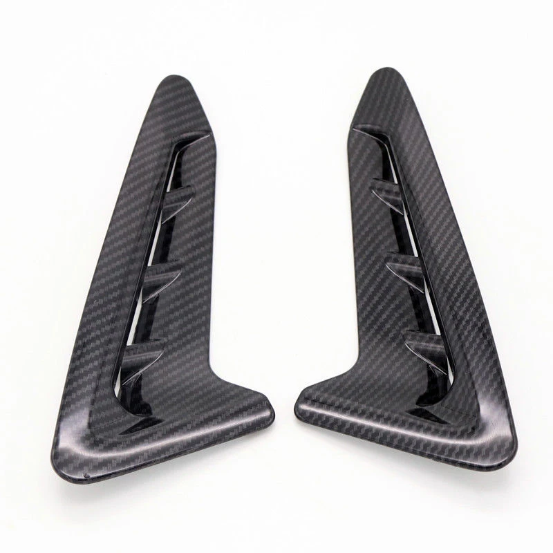 2шт. Углеродное волокно передняя дверь боковое крыло вентиляционное отверстие