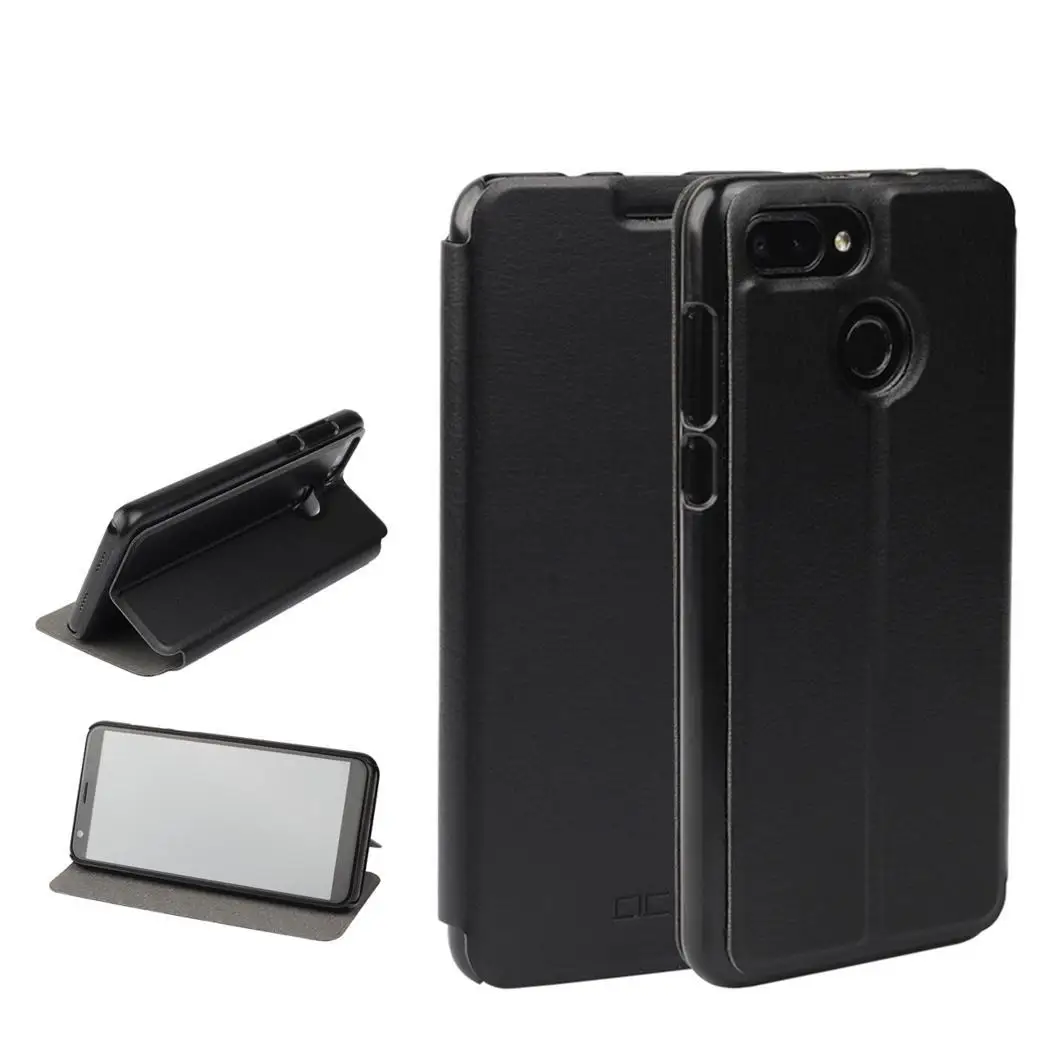 Fashion Leather Wallet Case Flip Protective Phone Solid Casual For Oukitel C11 Cover Pro Simple | Мобильные телефоны и