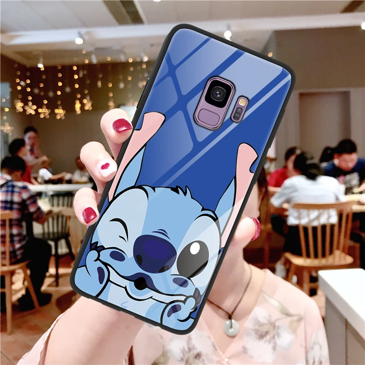 sinvbi Закаленное Стекло Крышка для samsung Galaxy A50 Note 9 8 A7 A9 A8 A6 J4 Plus J7 Prime J8 S8 S9 S10 плюс M10 M20 S10e чехол Coque - Цвет: sinvbi
