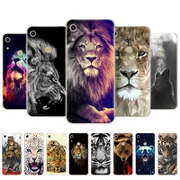 for honor 8a case for huawei honor 8a prime case silicone back cover phone case on honor 8a wolf tiger lion leopard bear animal