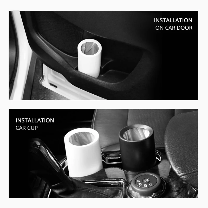 Partol Мини мусорное ведро для автомобиля мусора чехол пыли держатель офиса дома